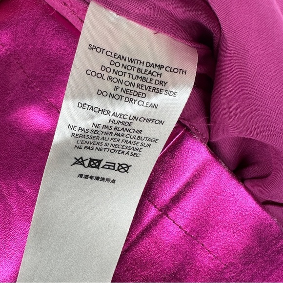 NWT Anthropologie Maeve Pink Metallic Skirt | US Size Medium - Picture 11 of 12